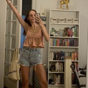 Pacsun super distressed high waisted denim shorts. 28